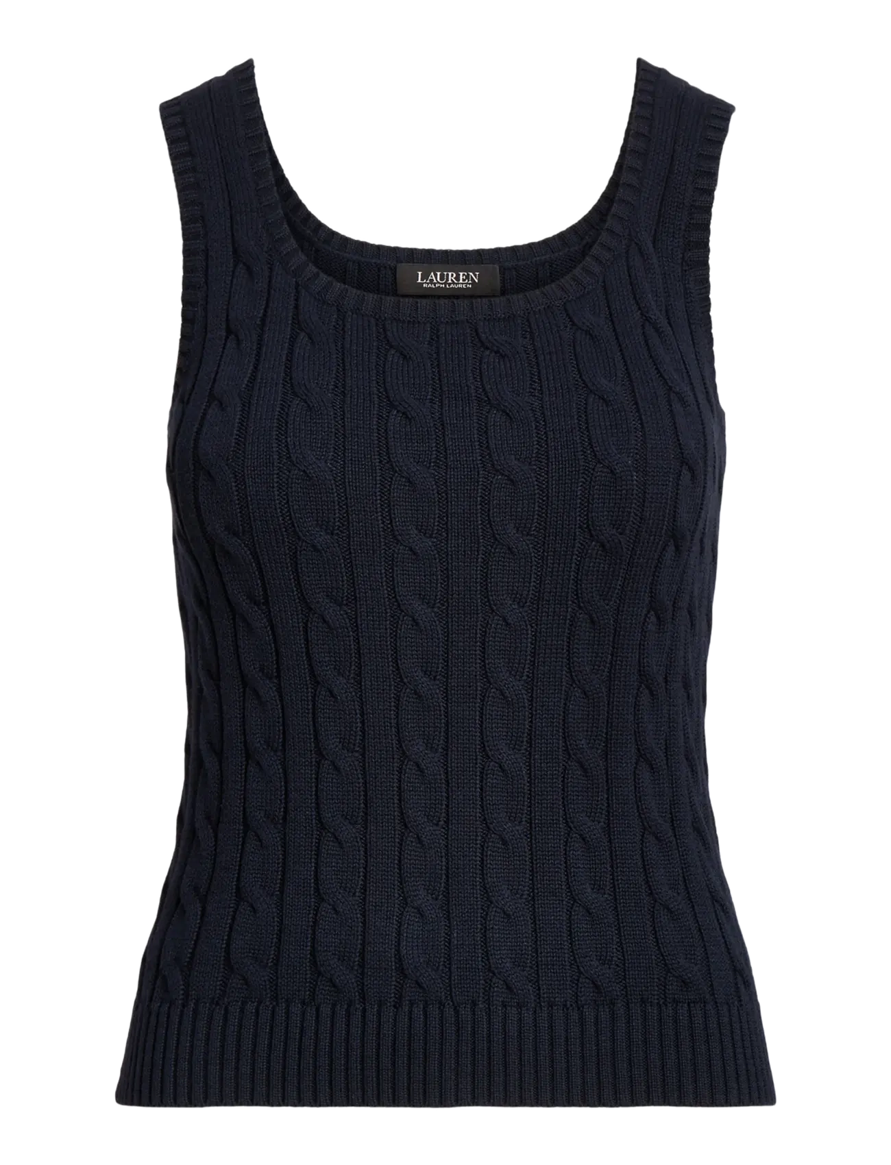 Lauren Ralph Lauren Cable-Knit Sleeveless Sweater - Last chance - LAUREN NAVY / navy