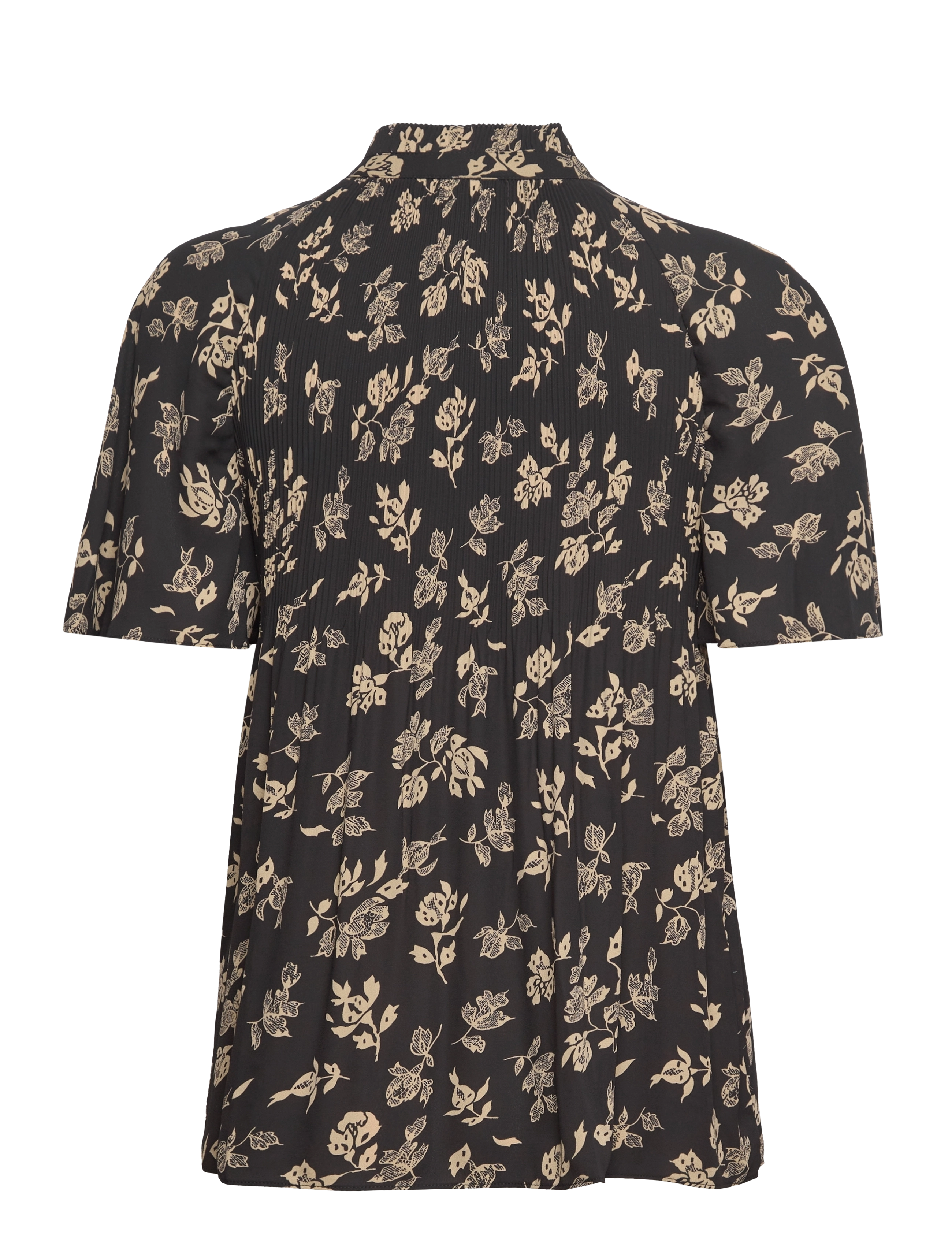 Lauren Ralph Lauren - Floral Georgette Blouse - black/cream - 1