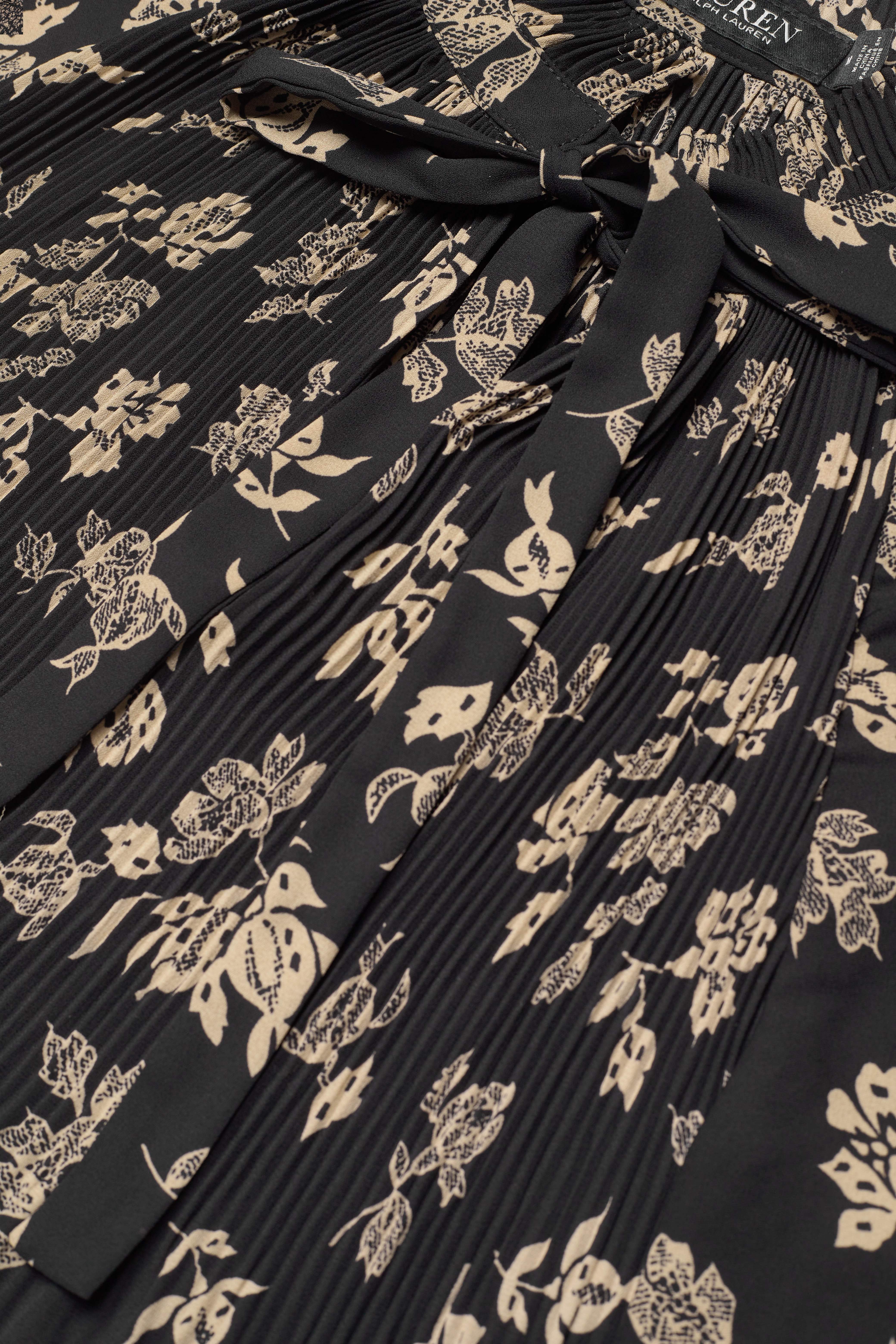 Lauren Ralph Lauren - Floral Georgette Blouse - black/cream - 3