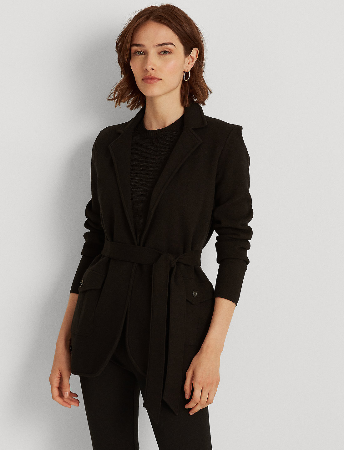 Ralph lauren sales women's black blazer