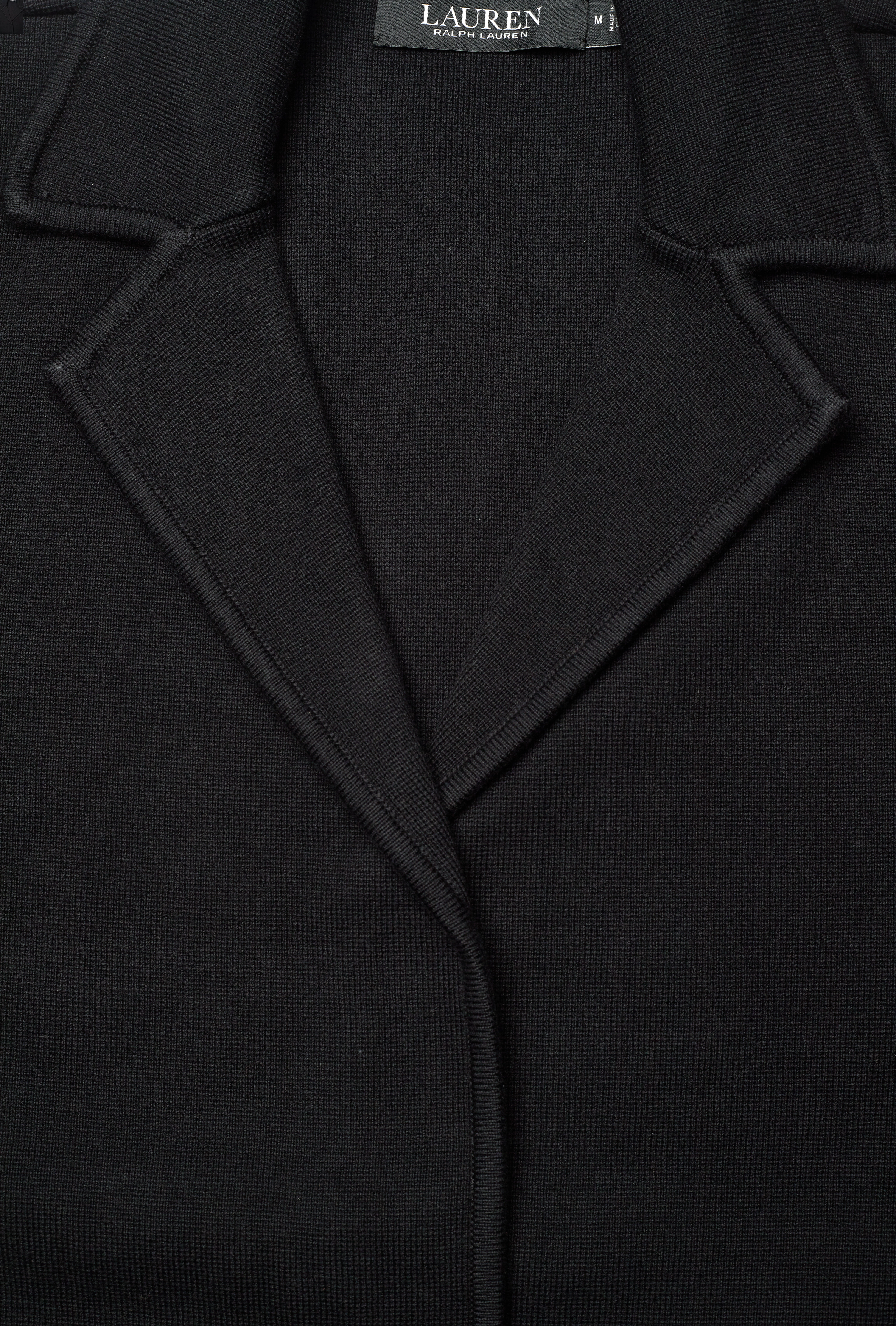 Lauren Ralph Lauren - Belted Cotton-Blend Blazer - polo black - 3