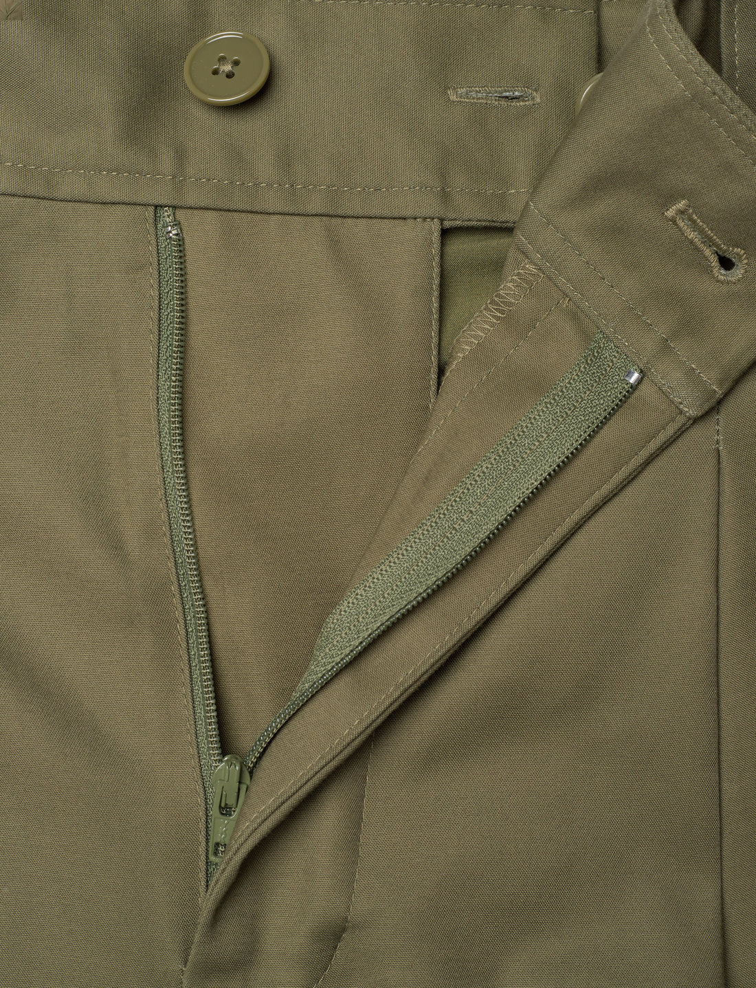 Lauren Ralph Lauren - Double-Faced Stretch Cotton Ankle Pant - kostymbyxor - olive grove - 3