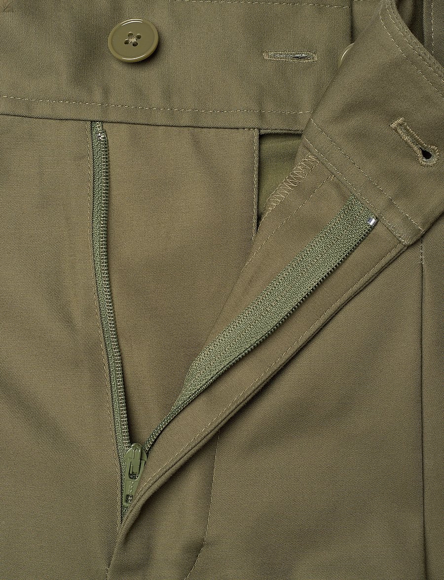 Lauren Ralph Lauren - Double-Faced Stretch Cotton Ankle Pant - habitbukser - olive grove - 3