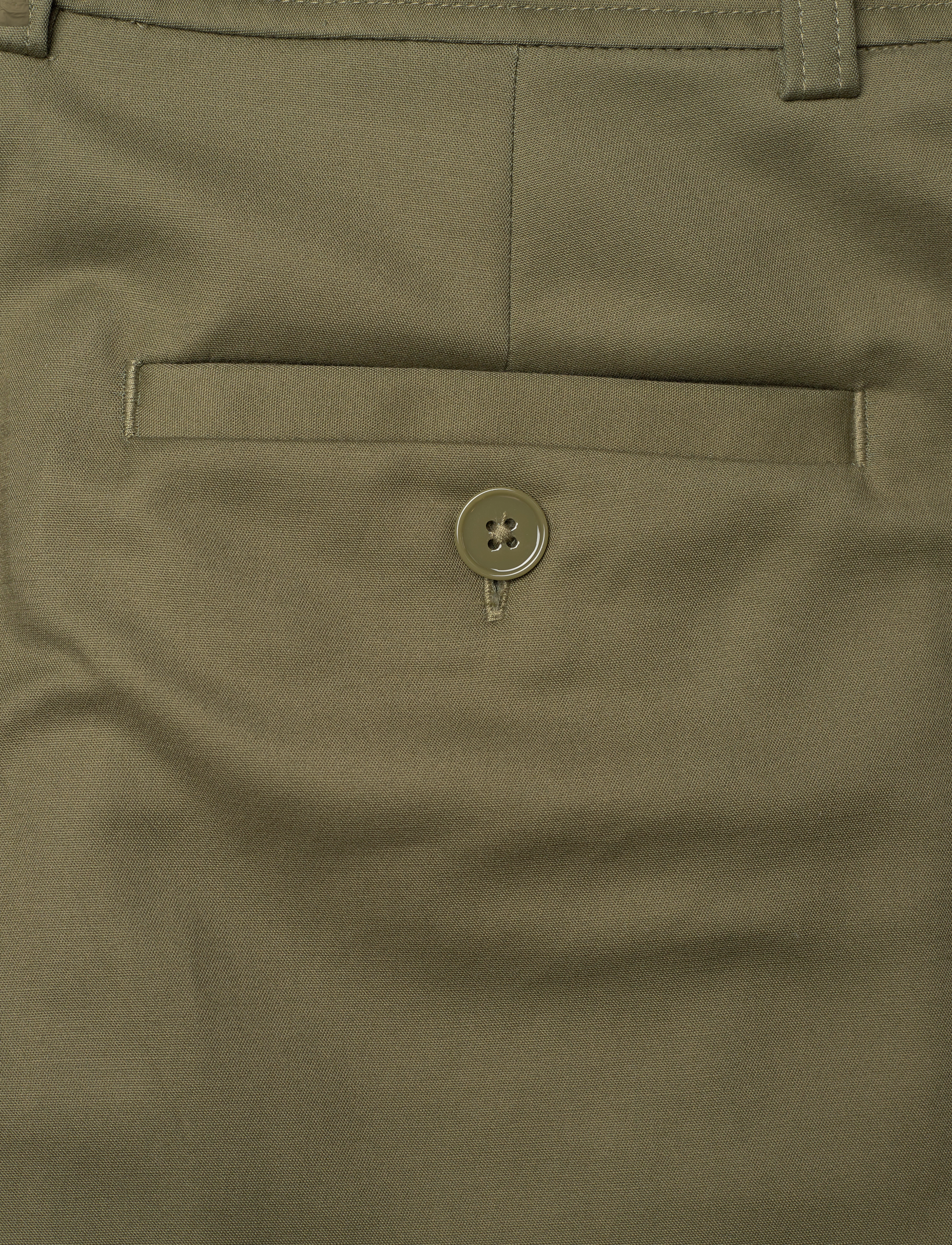 Lauren Ralph Lauren - Double-Faced Stretch Cotton Ankle Pant - habitbukser - olive grove - 4