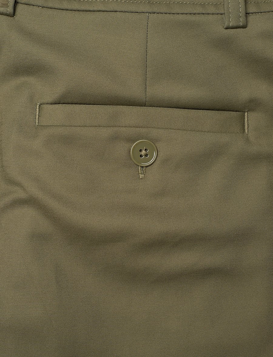 Lauren Ralph Lauren - Double-Faced Stretch Cotton Ankle Pant - habitbukser - olive grove - 4