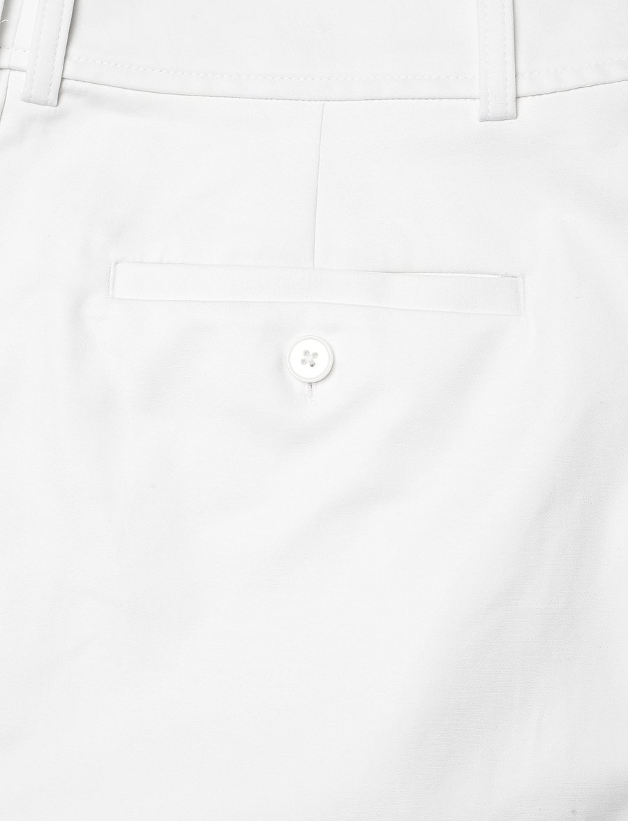 Lauren Ralph Lauren - Double-Faced Stretch Cotton Ankle Pant - white - 4