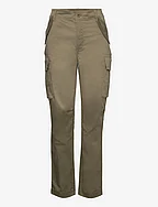 Cotton Sateen Cargo Pant - OLIVE FERN