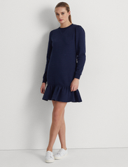 Lauren Ralph Lauren - Fleece Drop-Waist Sweatshirt Dress - sportiskas kleitas - french navy - 2