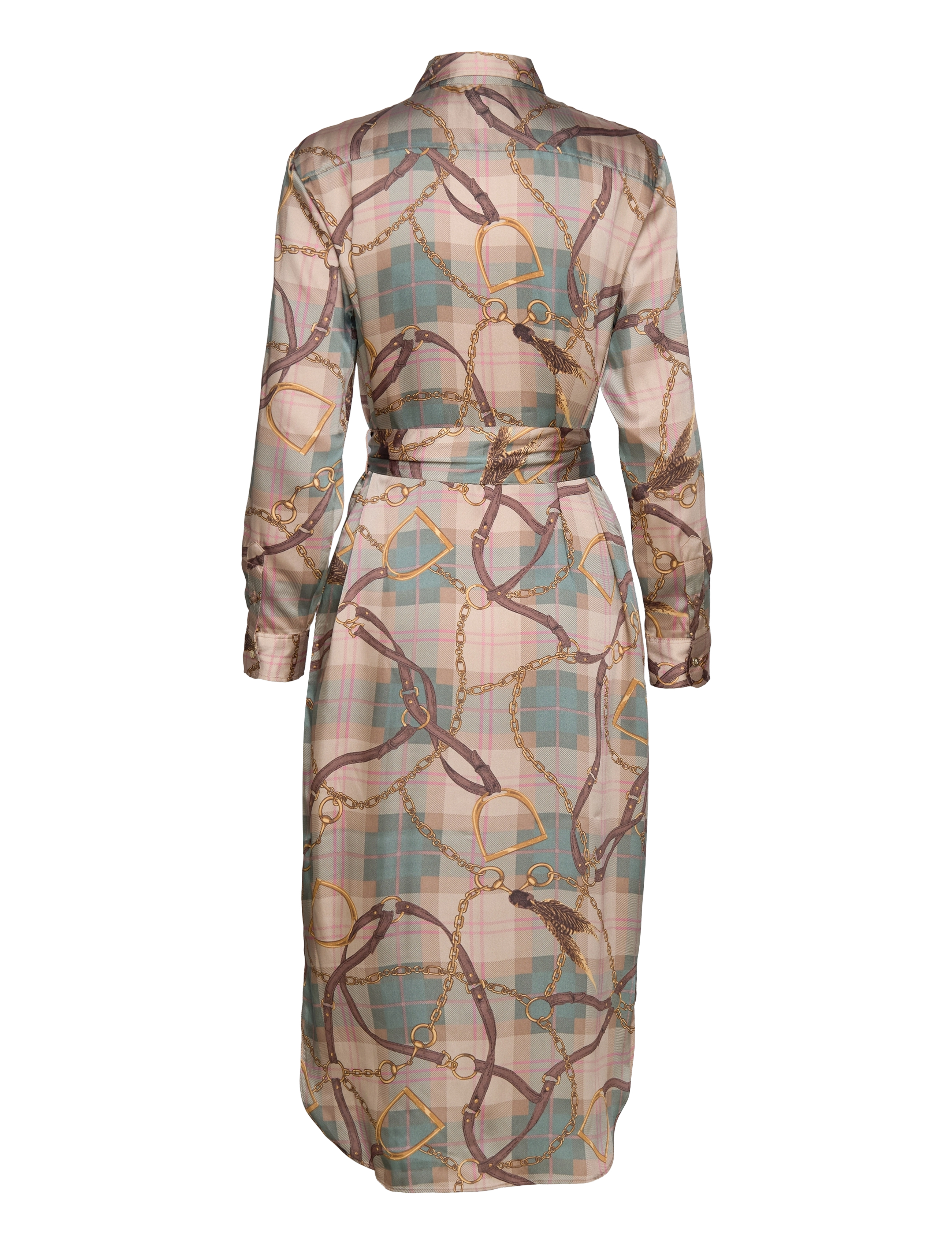 Lauren Ralph Lauren - Plaid Twill Shirtdress - tan multi - 1