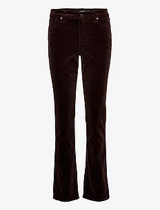 Stretch Corduroy Mid-Rise Straight Pant, Lauren Ralph Lauren