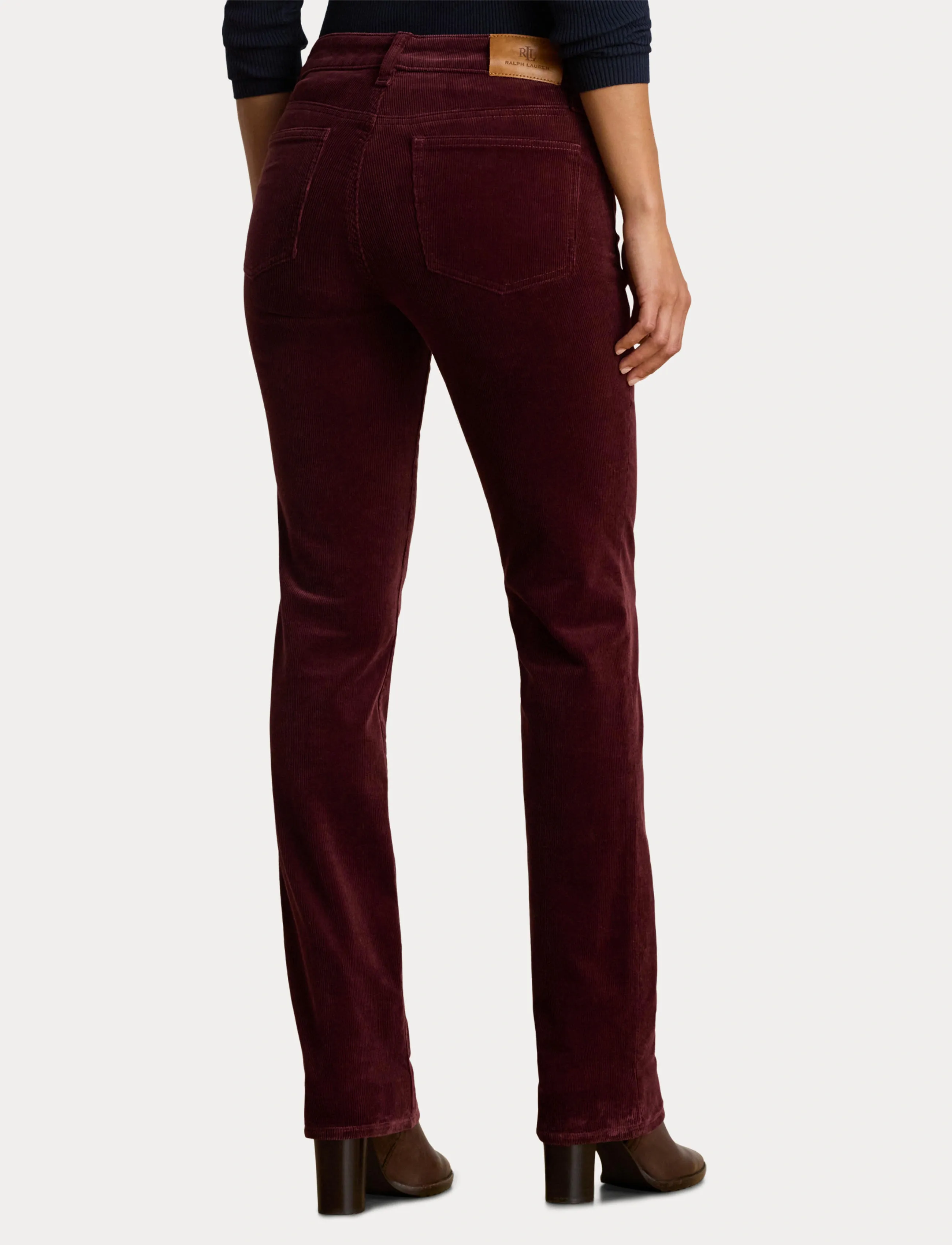 Lauren Ralph Lauren Stretch Corduroy Mid-Rise Straight Pant byxor dam – bild 6