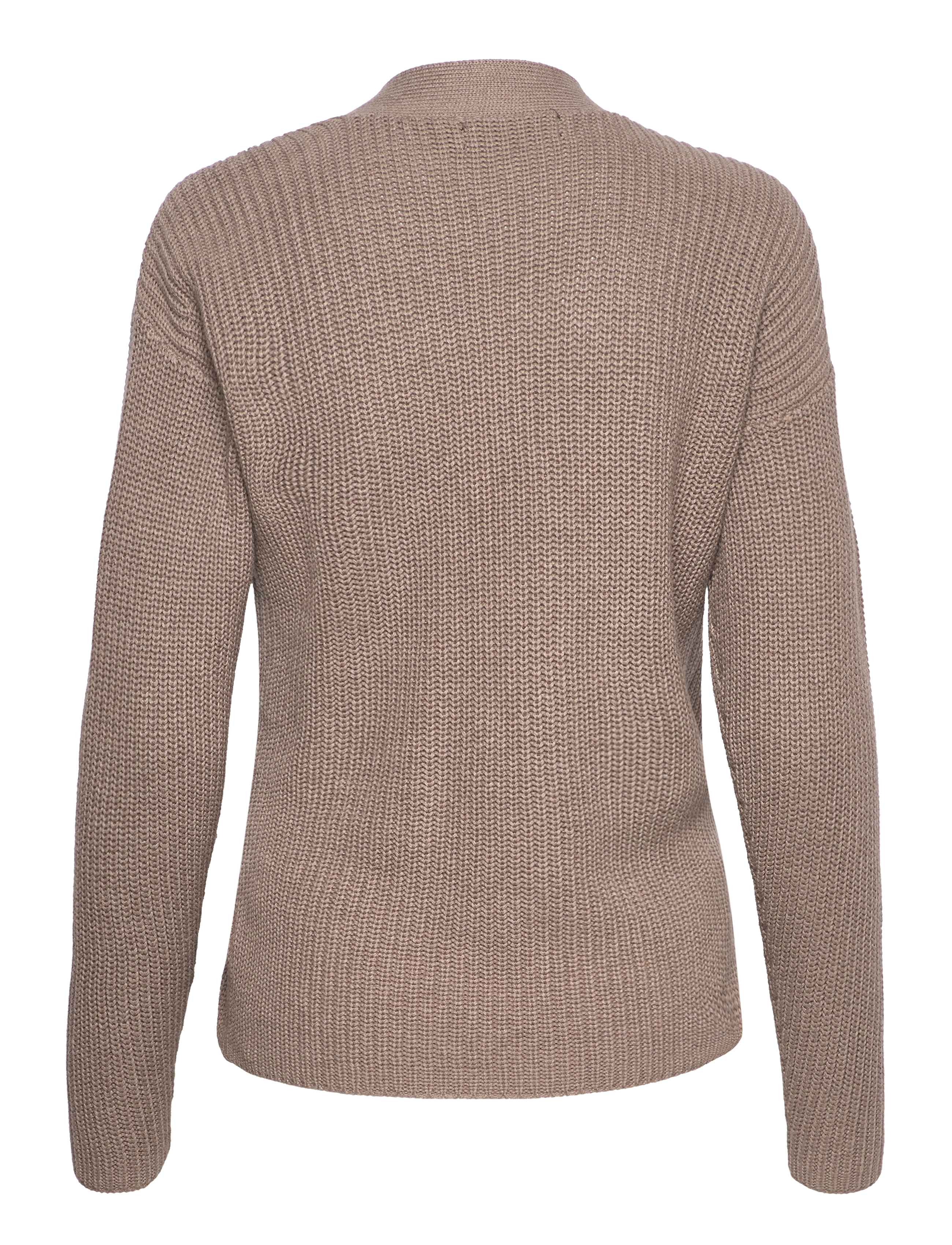 Lauren Ralph Lauren - Buckle-Trim Cotton Cardigan - truffle heather - 1