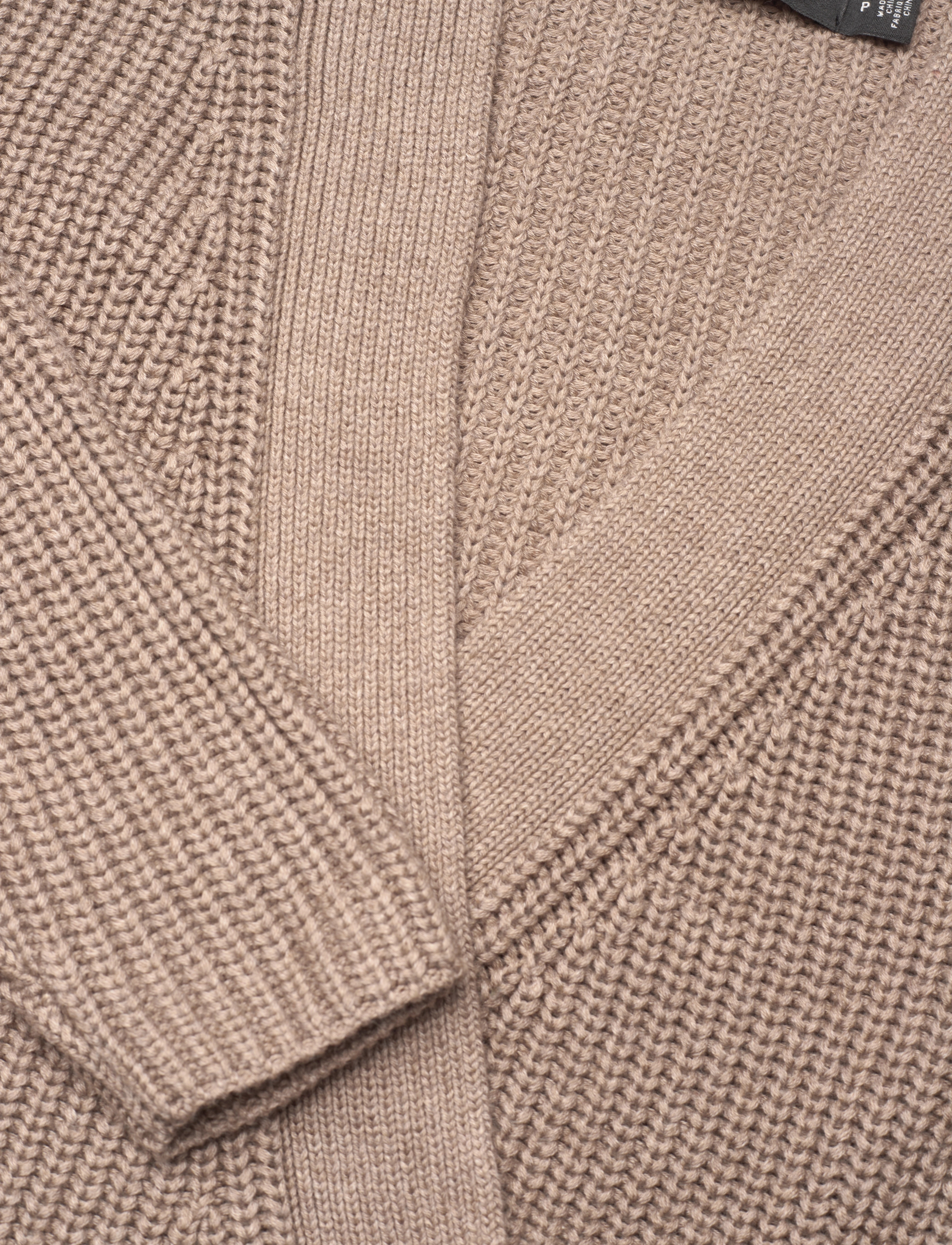 Lauren Ralph Lauren - Buckle-Trim Cotton Cardigan - truffle heather - 3