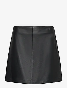 Leather Pencil Miniskirt, Lauren Ralph Lauren