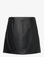 Lauren Ralph Lauren - Leather Pencil Miniskirt - odiniai sijonai - black - 1