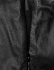 Lauren Ralph Lauren - Leather Pencil Miniskirt - odiniai sijonai - black - 3