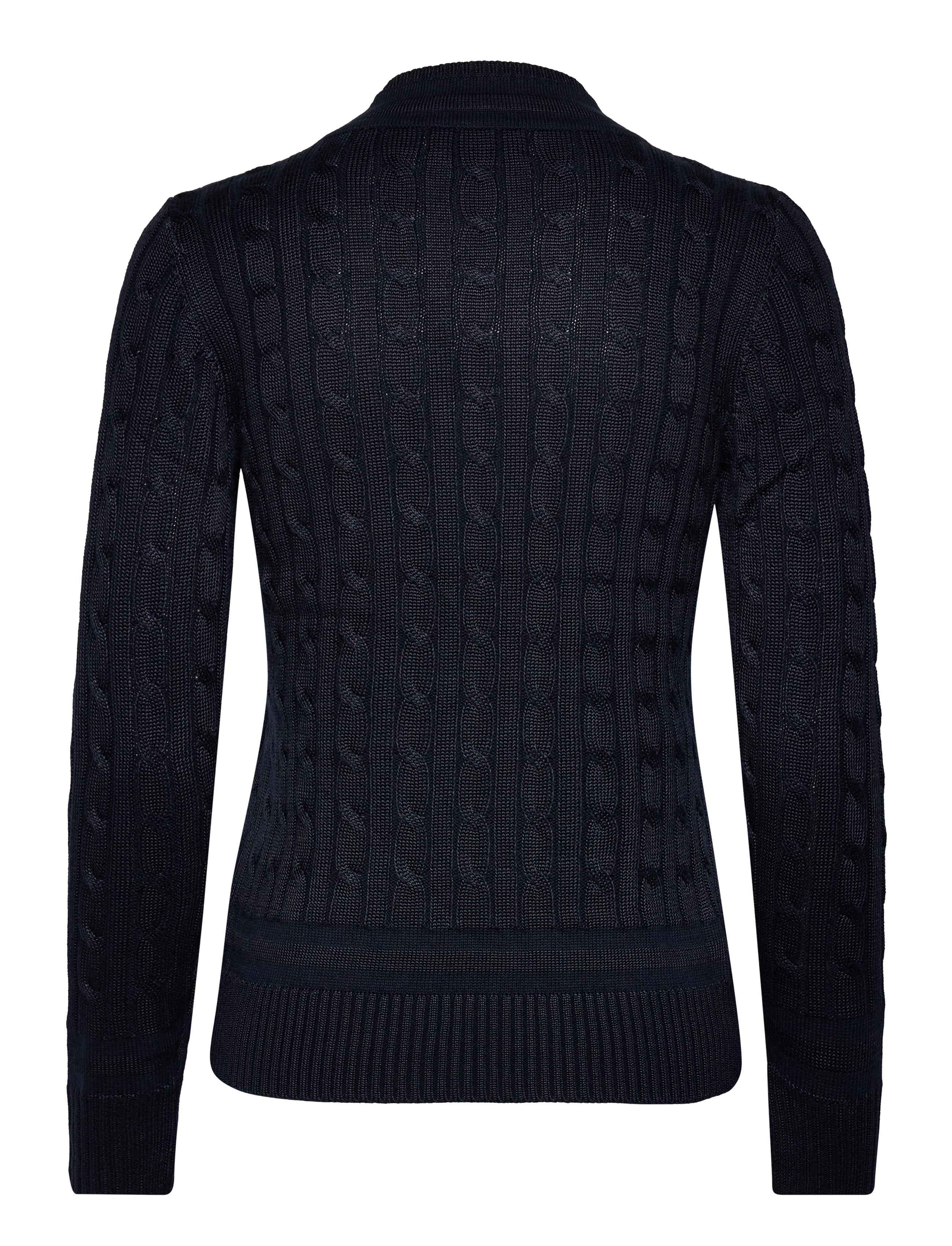 Lauren Ralph Lauren - Cable-Knit Cricket Sweater - lauren navy - 2