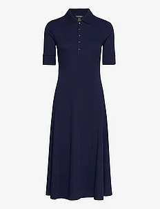 Cotton-Blend Polo Dress, Lauren Ralph Lauren