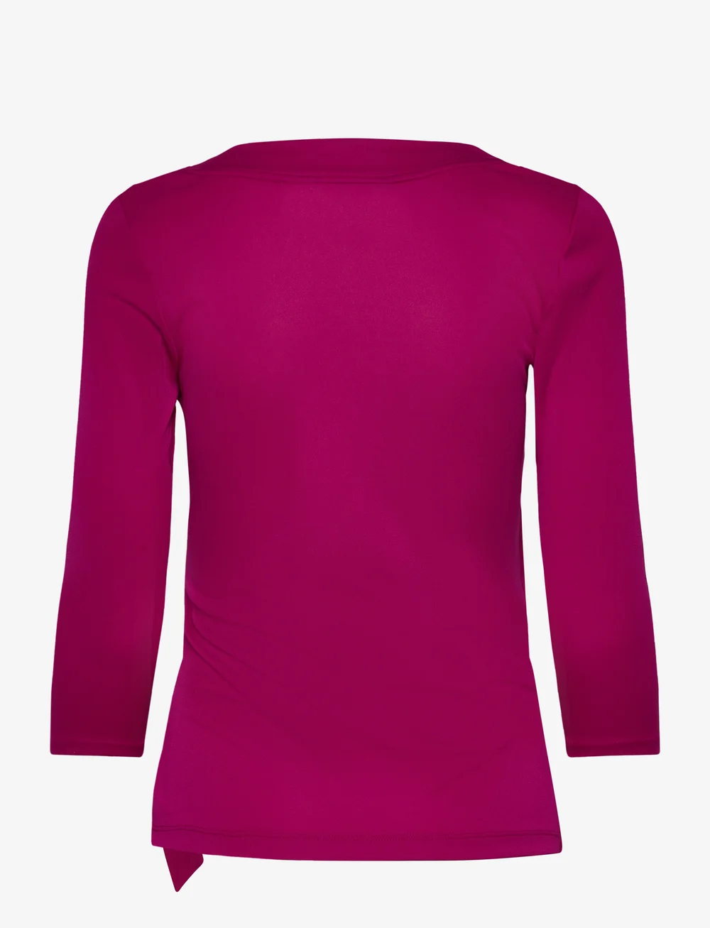 Lauren Ralph Lauren - Stretch Jersey Top - långärmade toppar - fuchsia berry - 2
