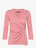 Stretch Jersey Top - PINK MAHOGANY