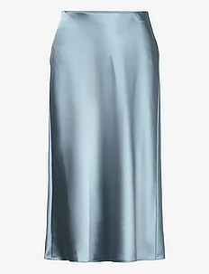 Satin Charmeuse A-Line Skirt, Lauren Ralph Lauren