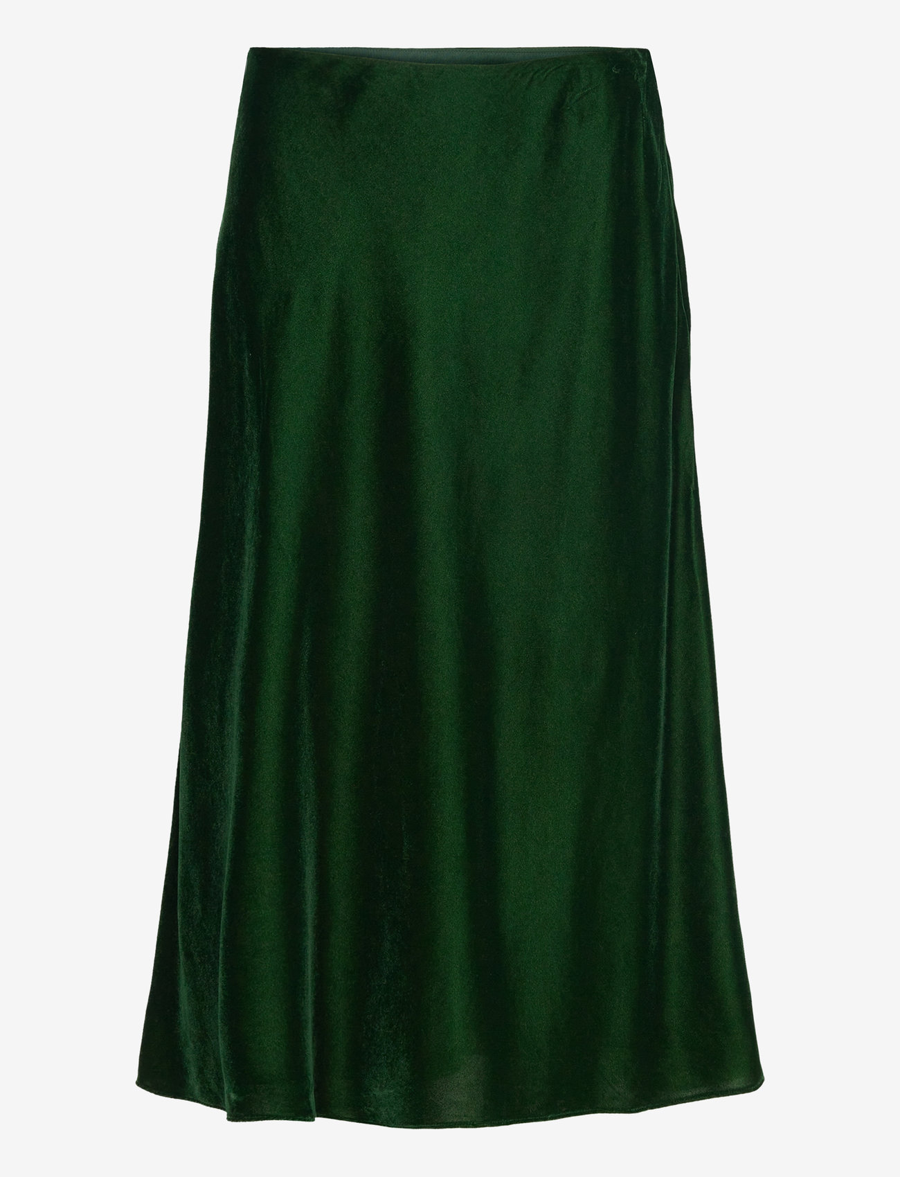 Lauren Ralph Lauren - Velvet A-Line Skirt - emerald green vel - 0