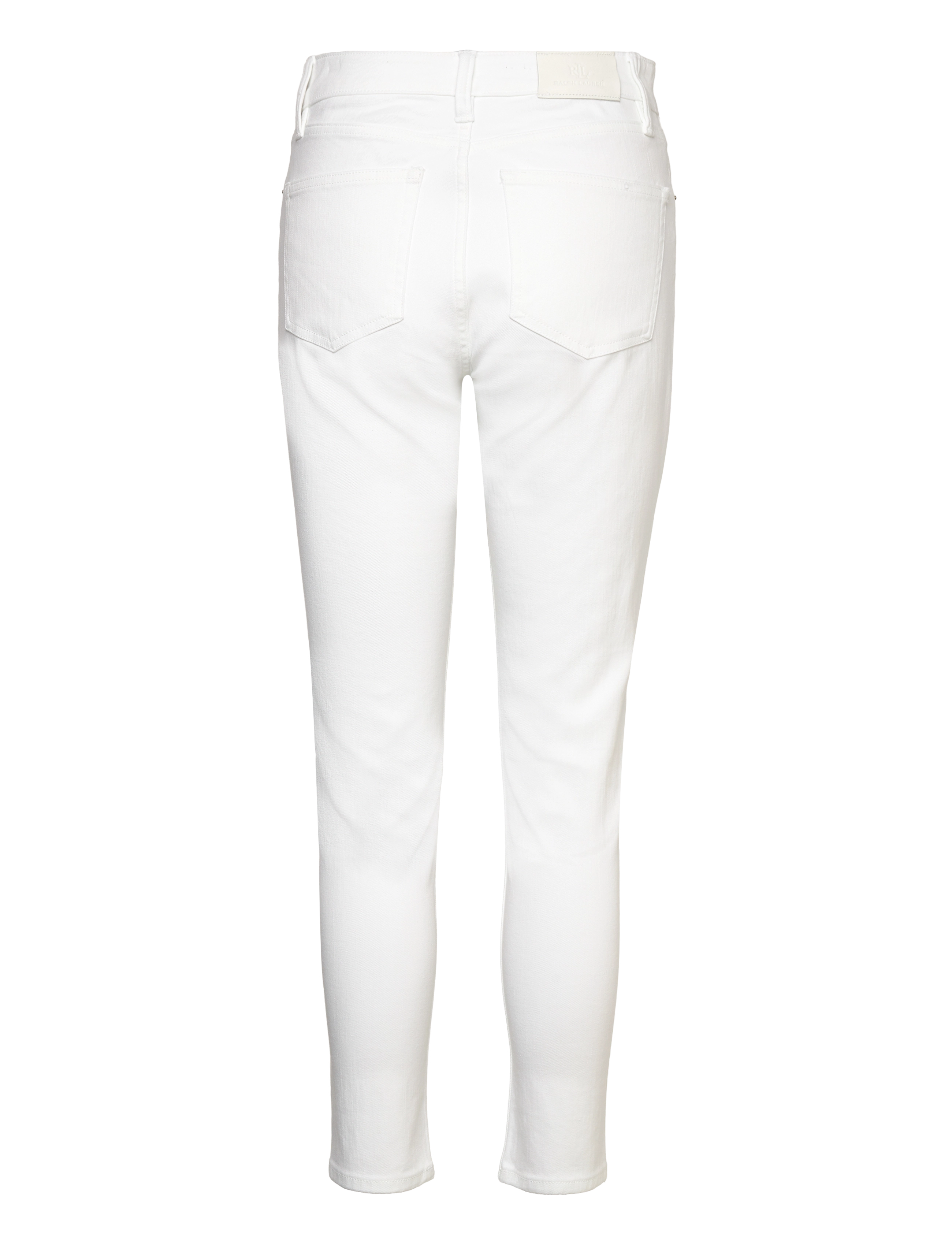 Lauren Ralph Lauren - High-Rise Skinny Ankle Jean - white wash - 1