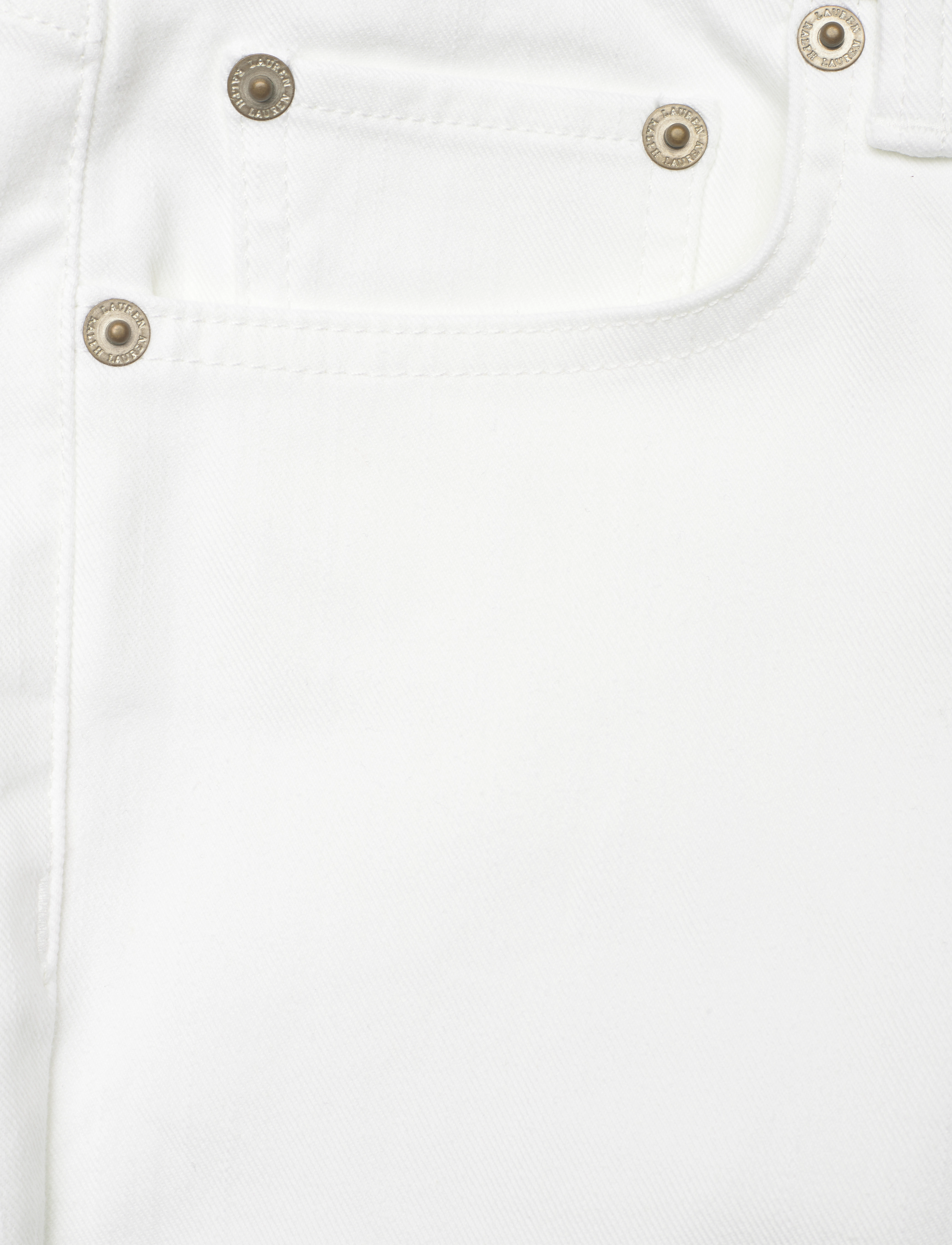 Lauren Ralph Lauren - High-Rise Skinny Ankle Jean - white wash - 3