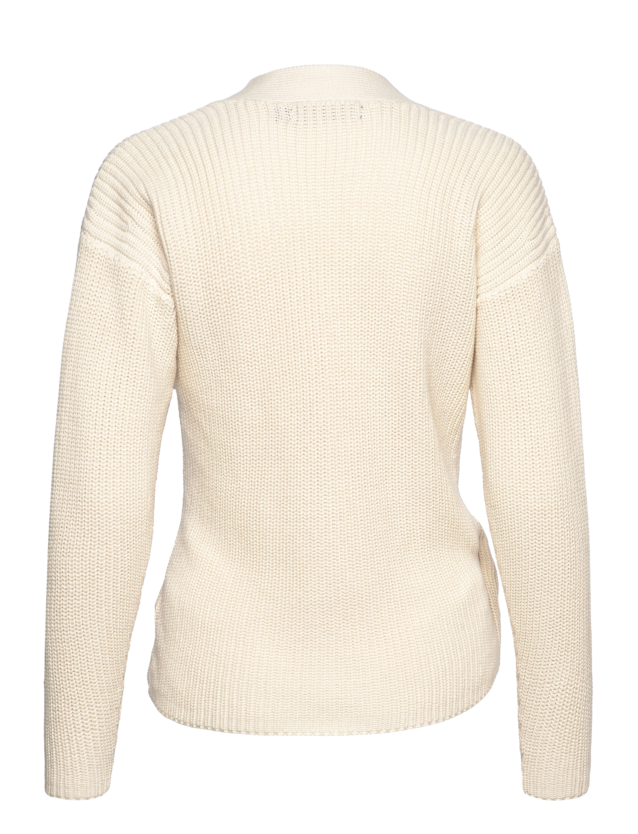 Lauren Ralph Lauren - COMBED CTN-LS WRAP CARDIGAN - mascarpone cream - 1