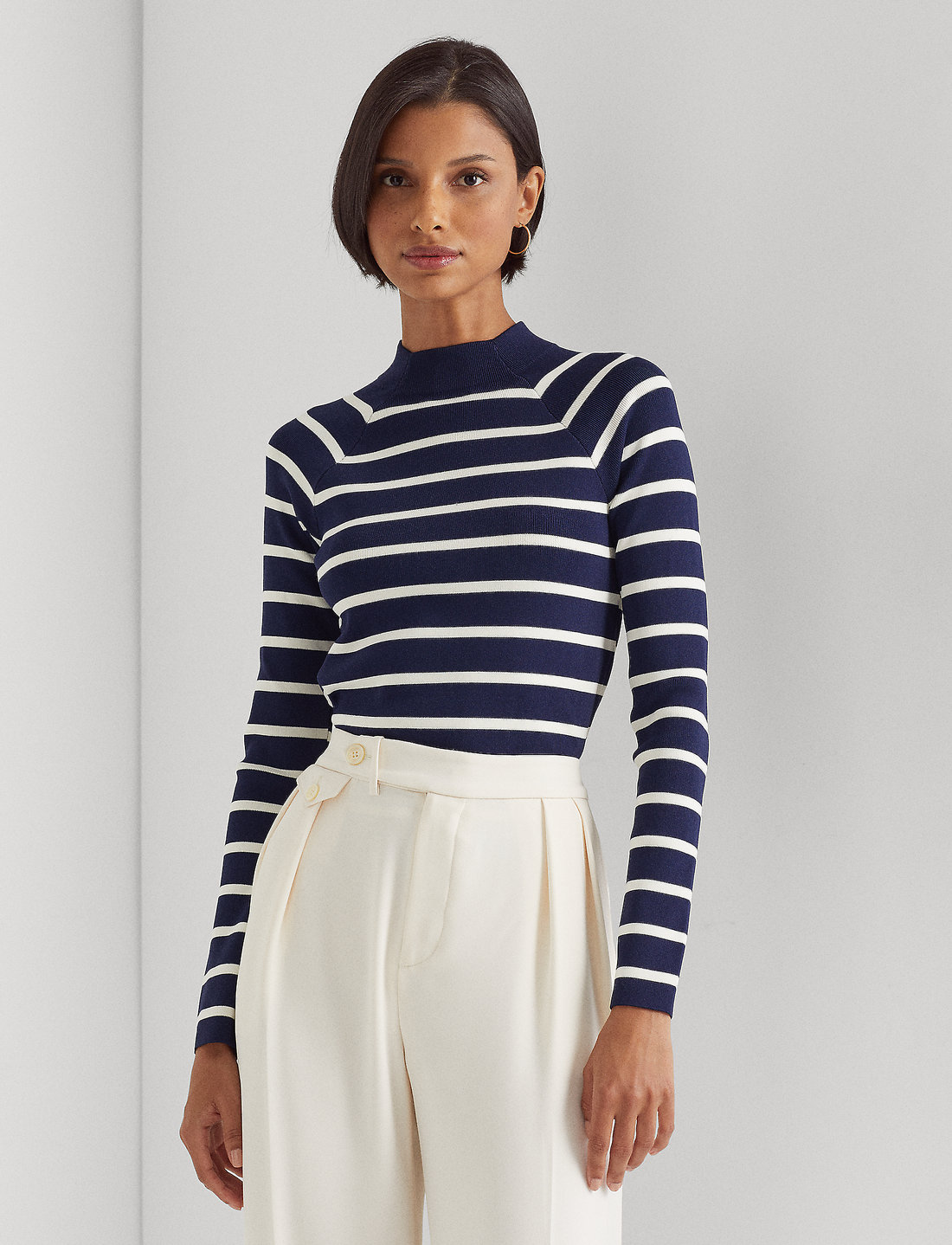 Polo ralph lauren sales mock neck sweater