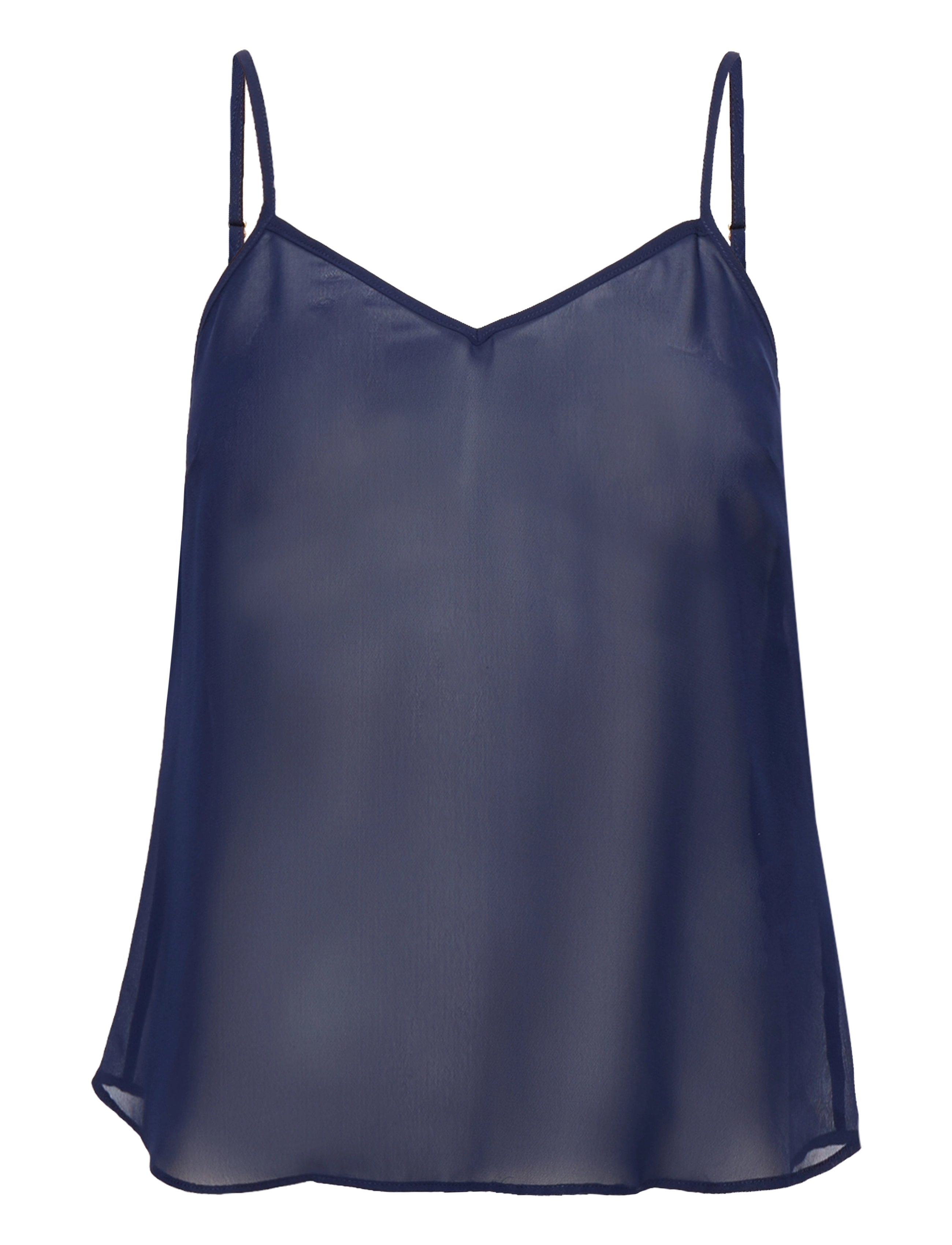 Lauren Ralph Lauren - Floral Georgette Sleeveless Shirt - navy multi - 2