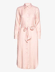Lauren Ralph Lauren - Belted Logo Jacquard Shirtdress - pale pink - 0