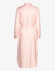 Lauren Ralph Lauren - Belted Logo Jacquard Shirtdress - pale pink - 1