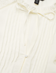 Lauren Ralph Lauren - DRAPEY POLY GGT-TOP - lühikeste varrukatega pluusid - silk white - 2