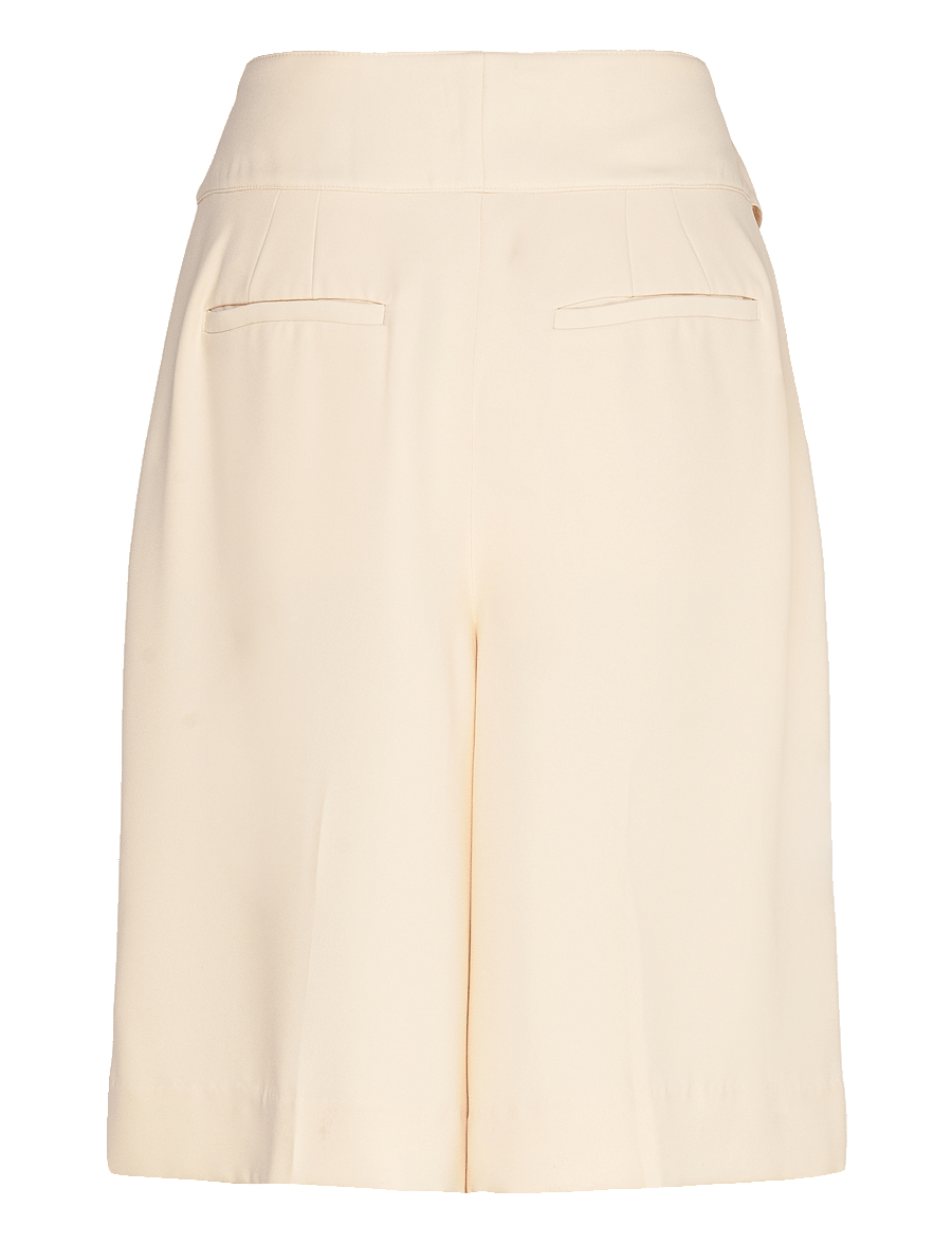 Lauren Ralph Lauren - TRIPLE GEORGETTE-SHORT - bermudashorts - ivory beige - 1