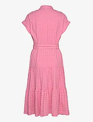 Lauren Ralph Lauren - Gingham Cotton Dress - marškinių tipo suknelės - poolside rose - 1