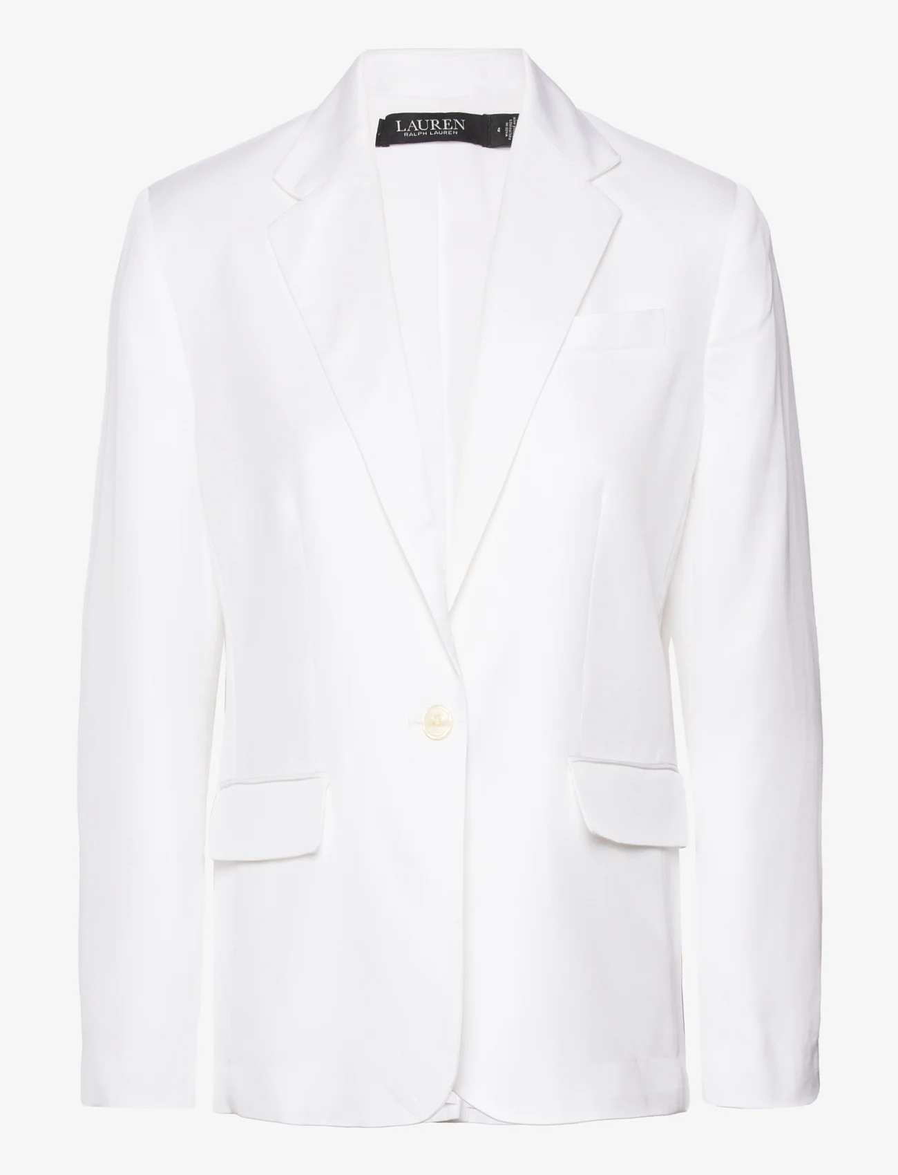 Lauren Ralph Lauren - AIRY VISCOSE TWILL-JACKET - vakarėlių drabužiai išparduotuvių kainomis - white - 0
