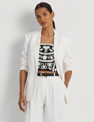 Lauren Ralph Lauren - AIRY VISCOSE TWILL-JACKET - vakarėlių drabužiai išparduotuvių kainomis - white - 2