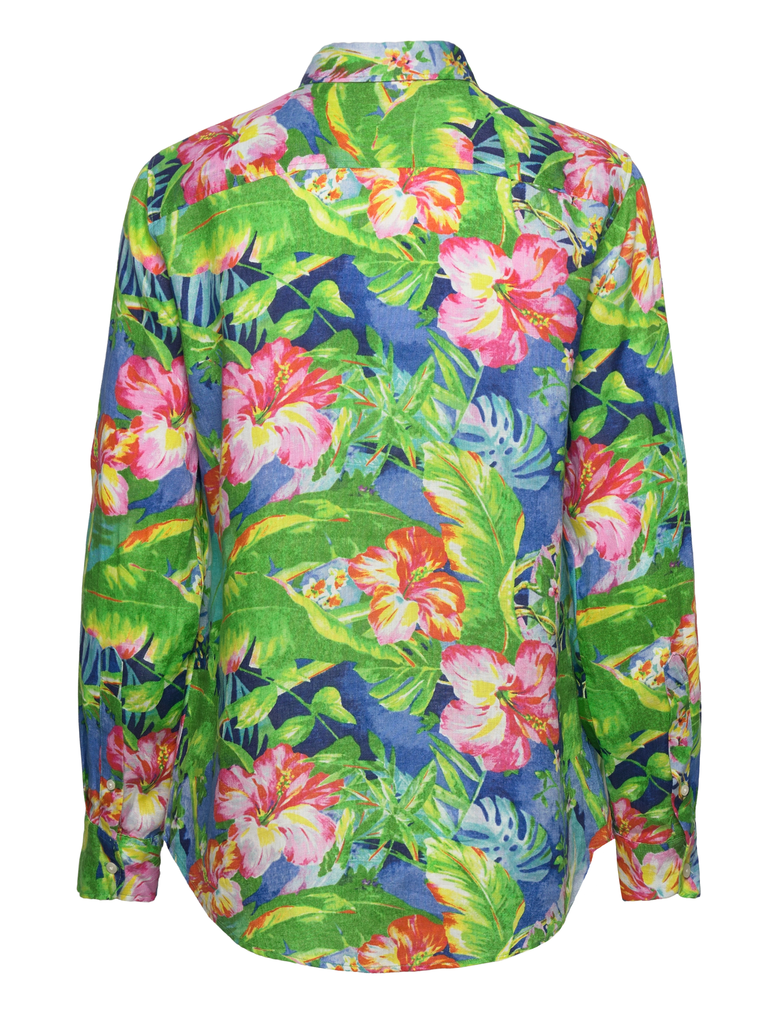 Lauren Ralph Lauren - TISSUE LINEN-SHIRT - green/blue multi - 1