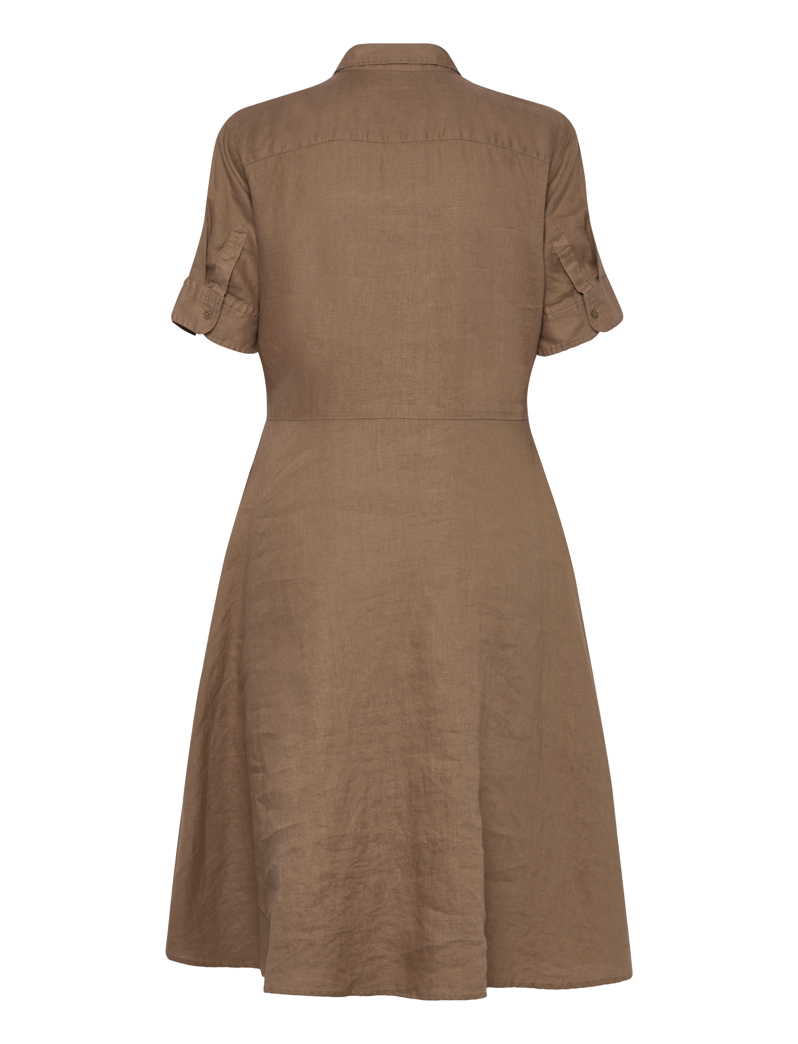 Lauren Ralph Lauren - Tie-Front Linen Shirtdress - robes chemises - madison tan - 1