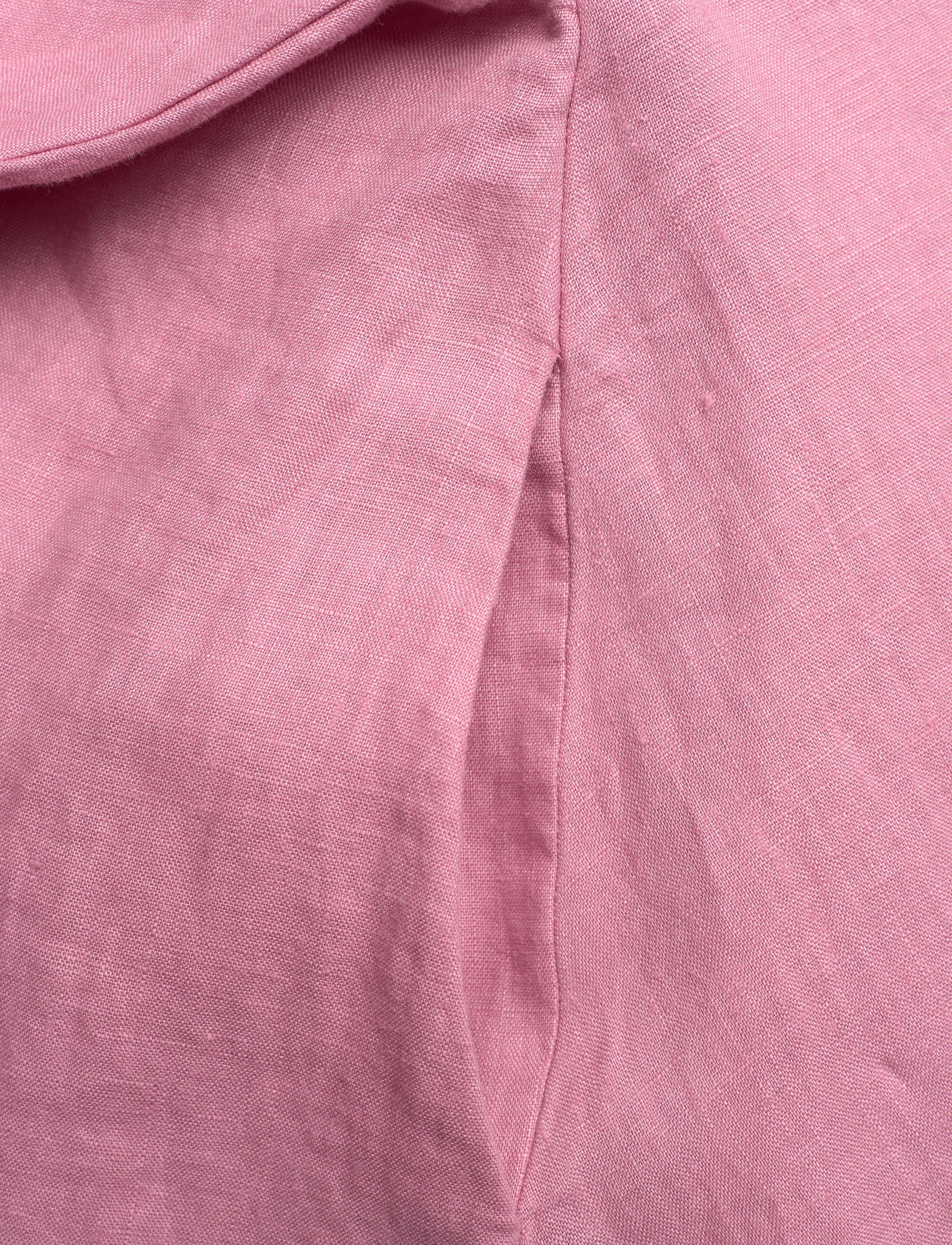 Lauren Ralph Lauren - Tie-Front Linen Shirtdress - hemdkleider - rose mauve - 3