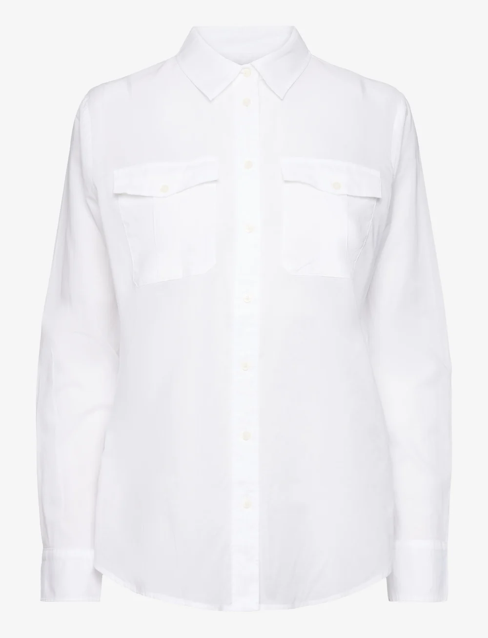 Lauren Ralph Lauren - Cotton Voile Shirt - long-sleeved shirts - white - 1