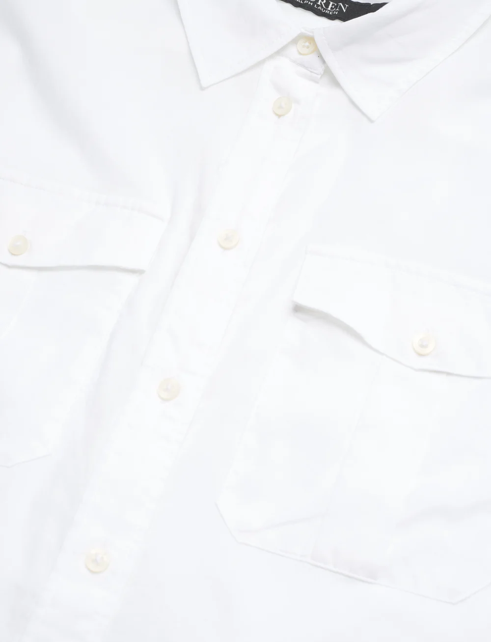 Lauren Ralph Lauren - Cotton Voile Shirt - long-sleeved shirts - white - 3