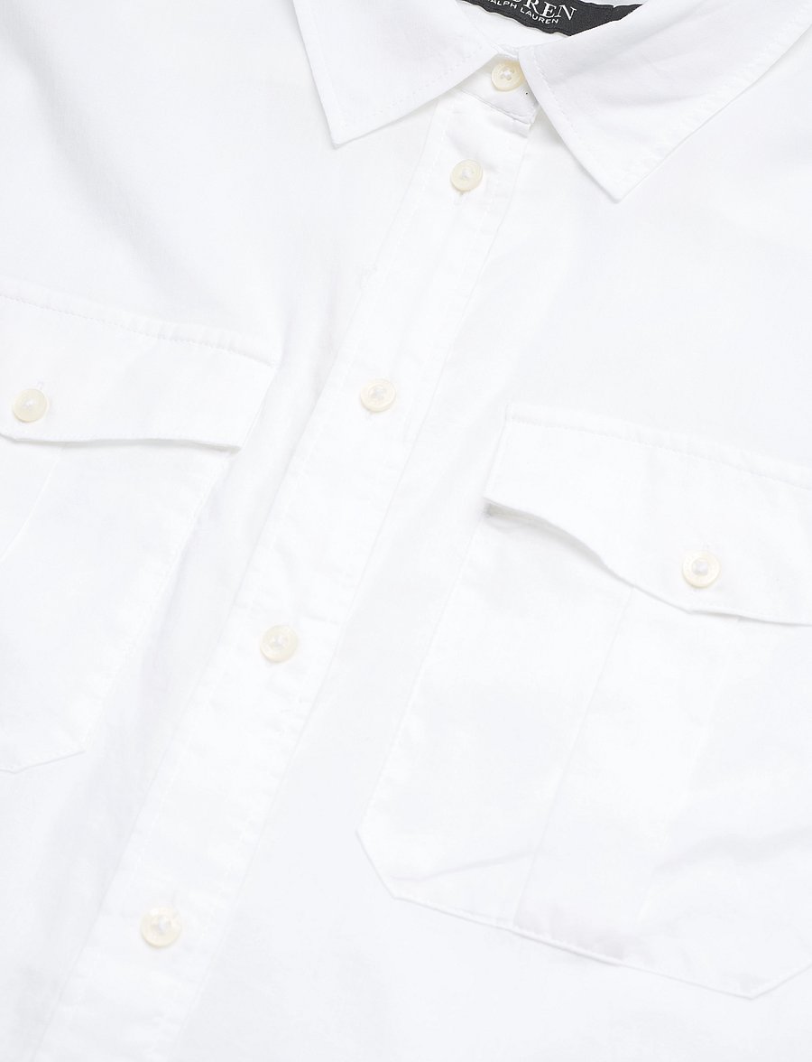 Lauren Ralph Lauren - 80S COTTON VOILE-SHIRT - chemises à manches longues - white - 3