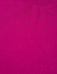 Lauren Ralph Lauren - Monogram Jacquard Short-Sleeve Sweater - džemperiai - fuchsia berry - 3