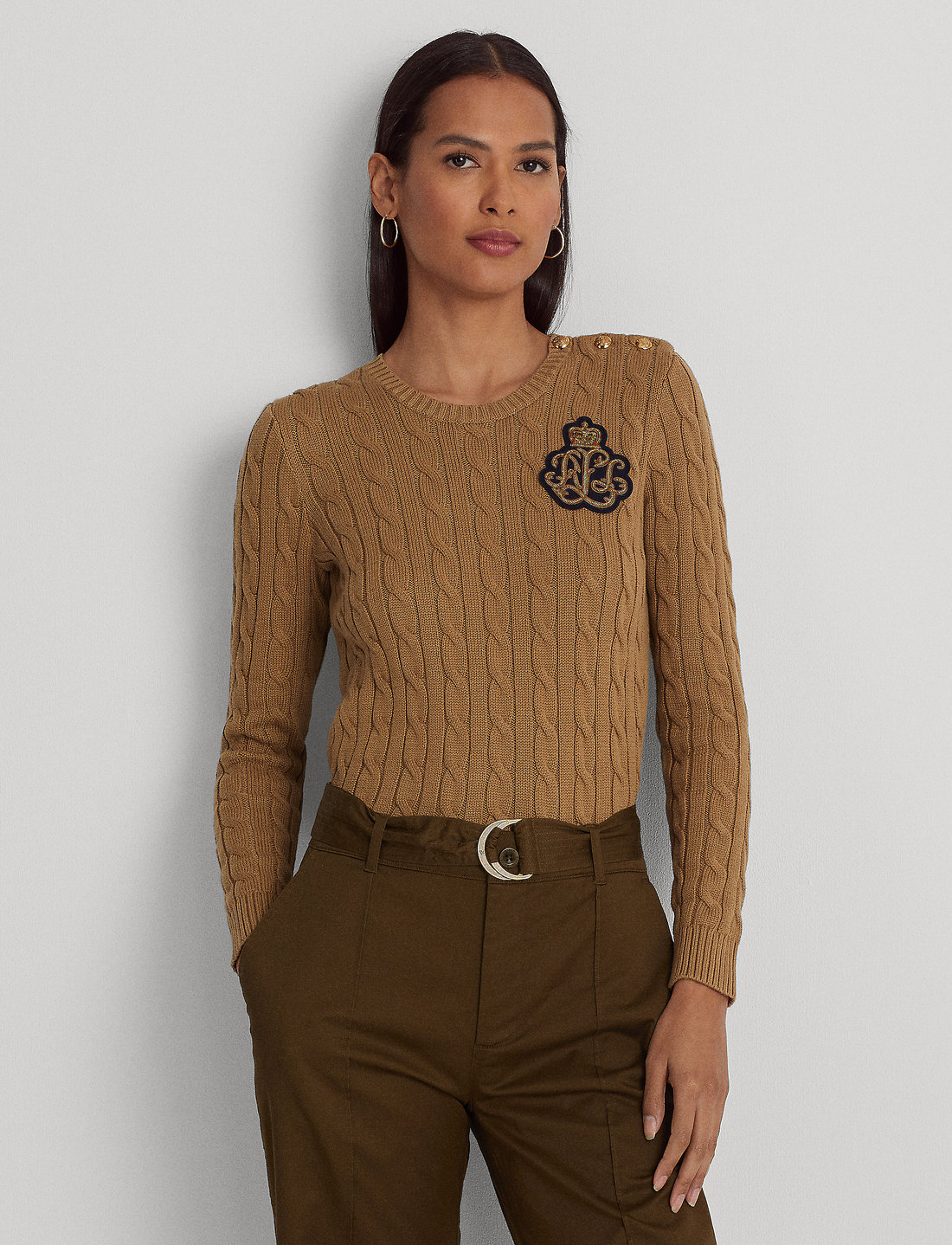Womens ralph 2025 lauren knitted jumper