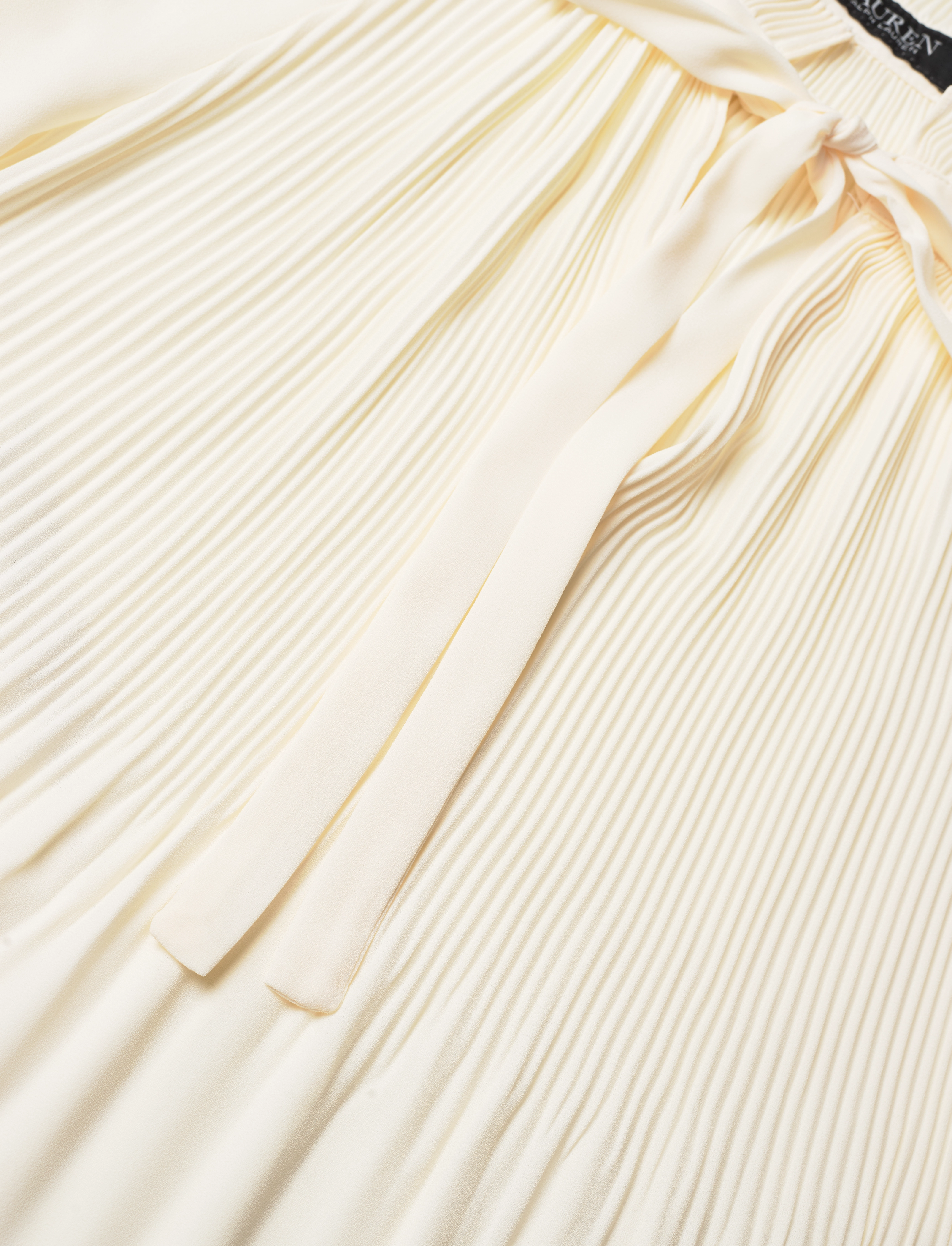 Lauren Ralph Lauren - Pleated Georgette Blouse - mascarpone cream - 4