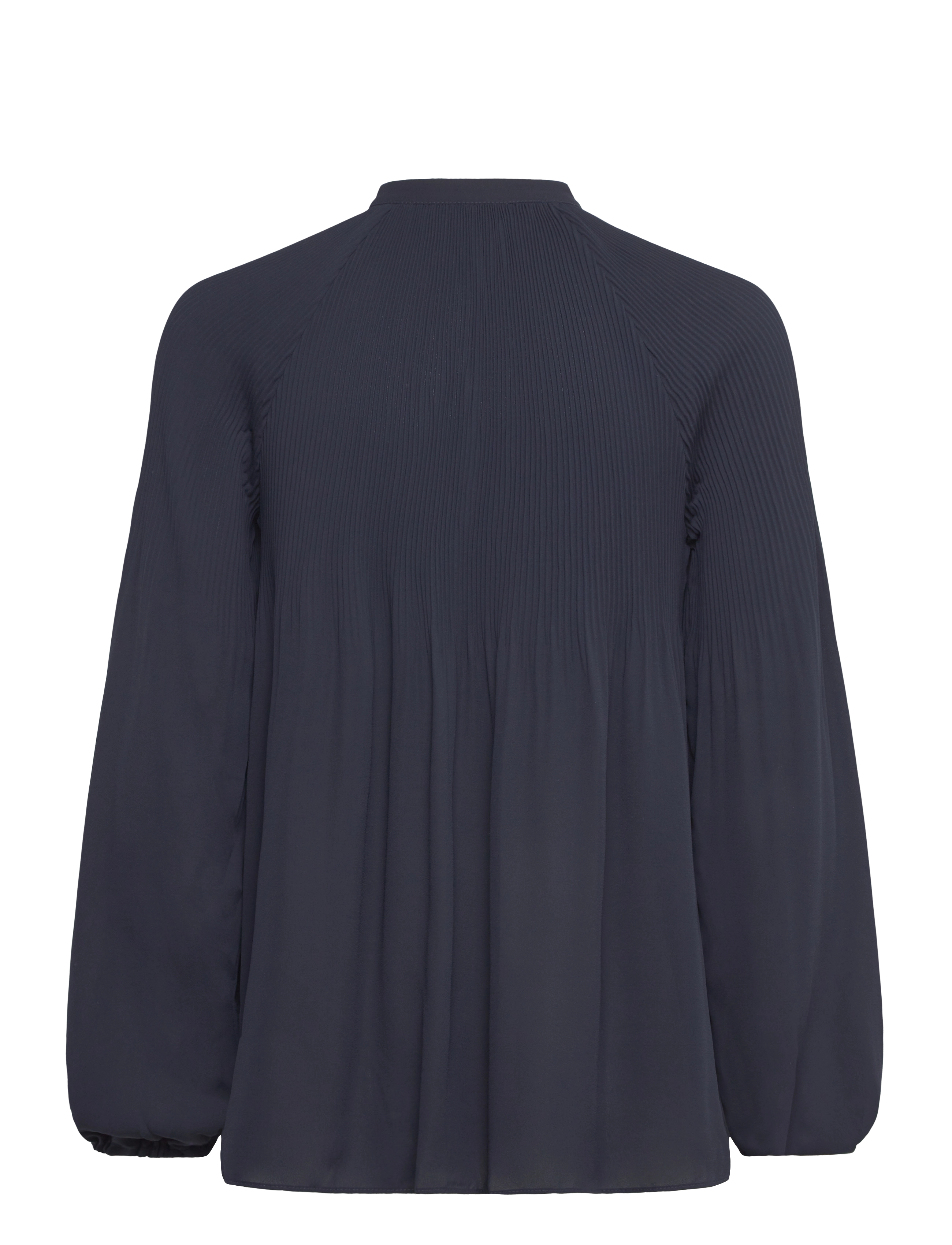 Lauren Ralph Lauren - Pleated Georgette Blouse - lauren navy - 1