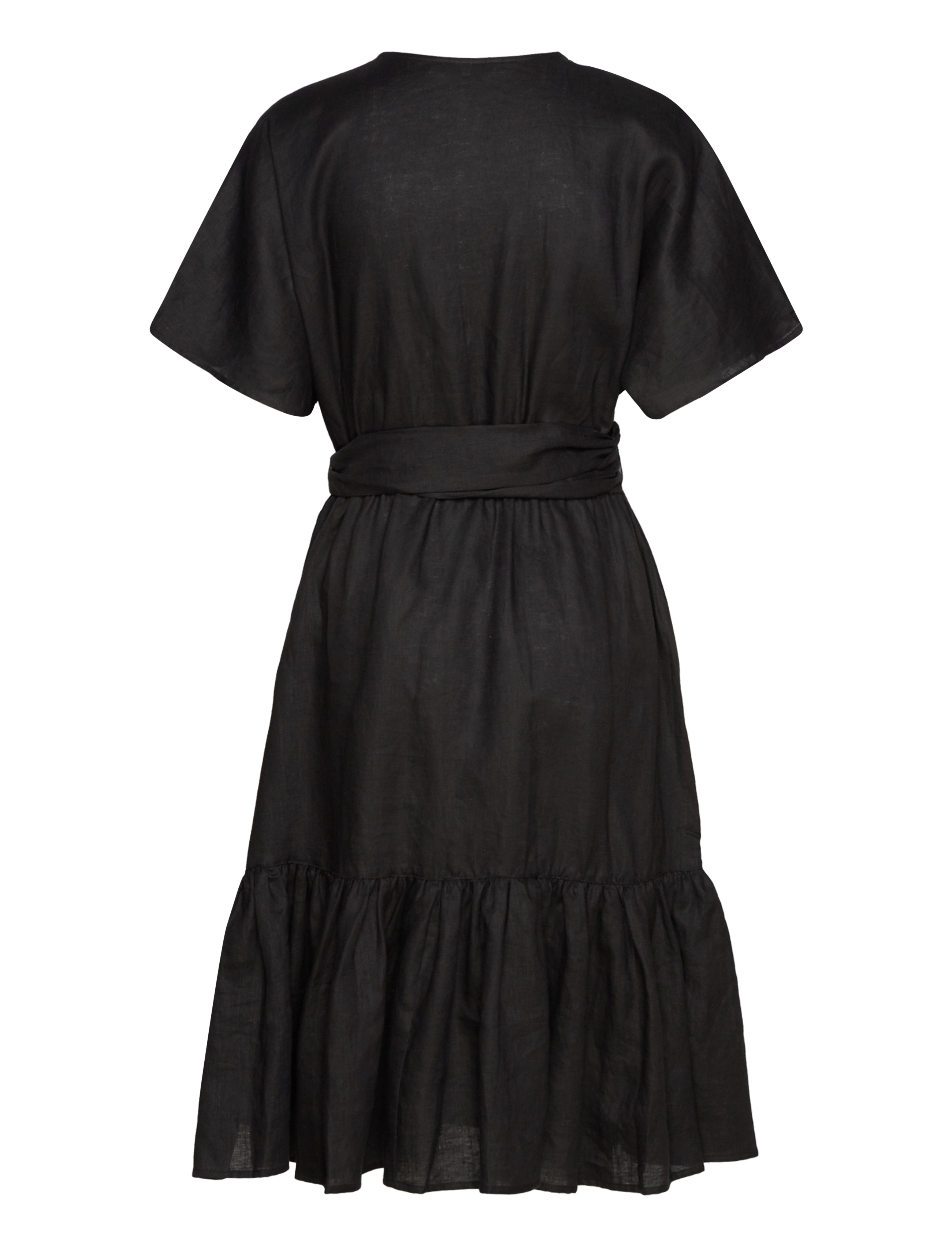 Lauren Ralph Lauren - SOFT DRAPEY LINEN-DRESS - black - 1