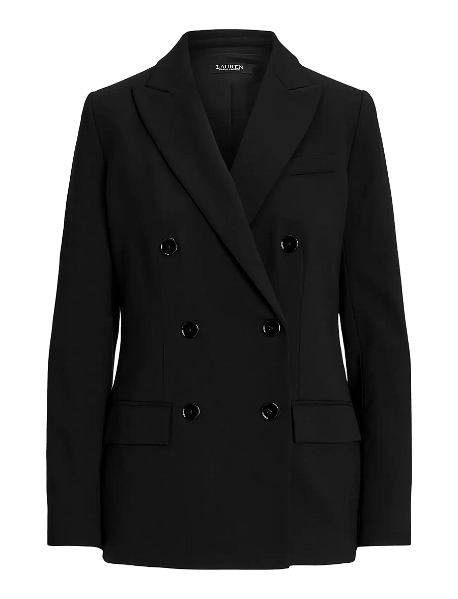 Lauren Ralph Lauren - ST LT WT WOOL CRP-JACKET - dubbelknäppta kavajer - polo black - 1